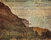 Georges Seurat The Landscape of Port en bessin Sweden oil painting artist